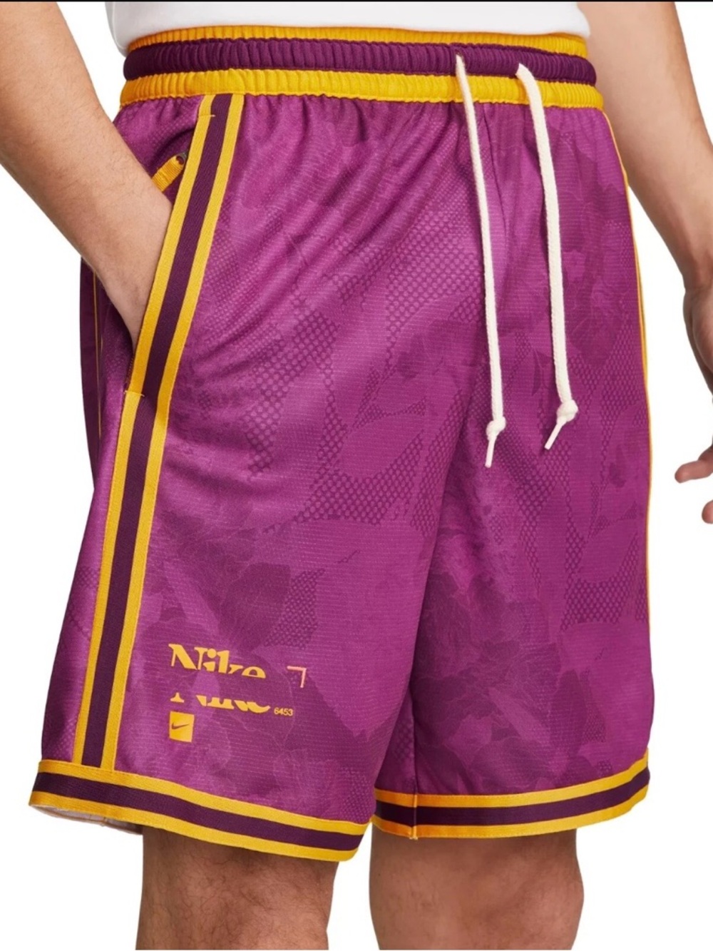 Nike Dri-FIT Basketball Shorts Mens 
 DNA + Training Sangria Purple